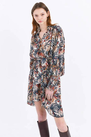 Bianca Mini Dress in Lanin Beige-Dress-Chufy-Debs Boutique